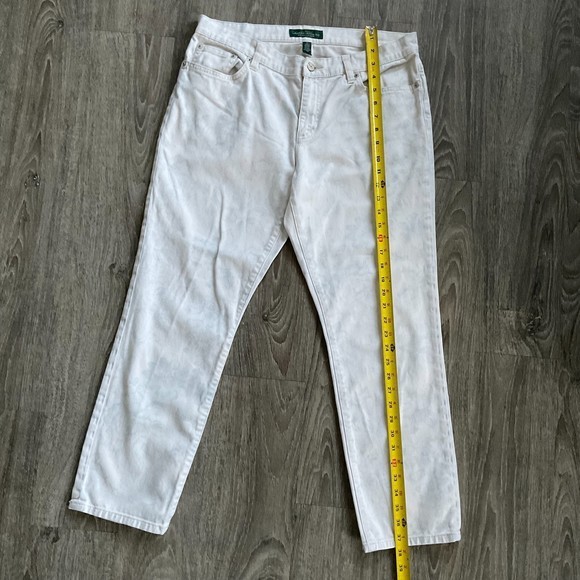 LRL Lauren Ralph Lauren Jeans Modern Straight Ankle Size‎ 12 Denim - Picture 5 of 6
